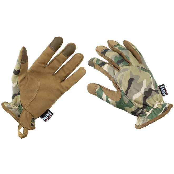 Леки тактически ръкавици MFH Operation Camo