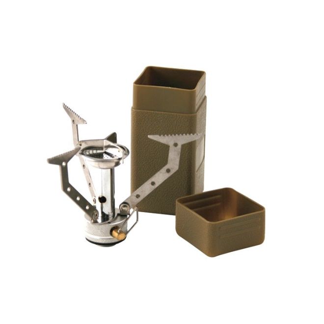 Компактен военен котлон за газова бутилка Commando Stove