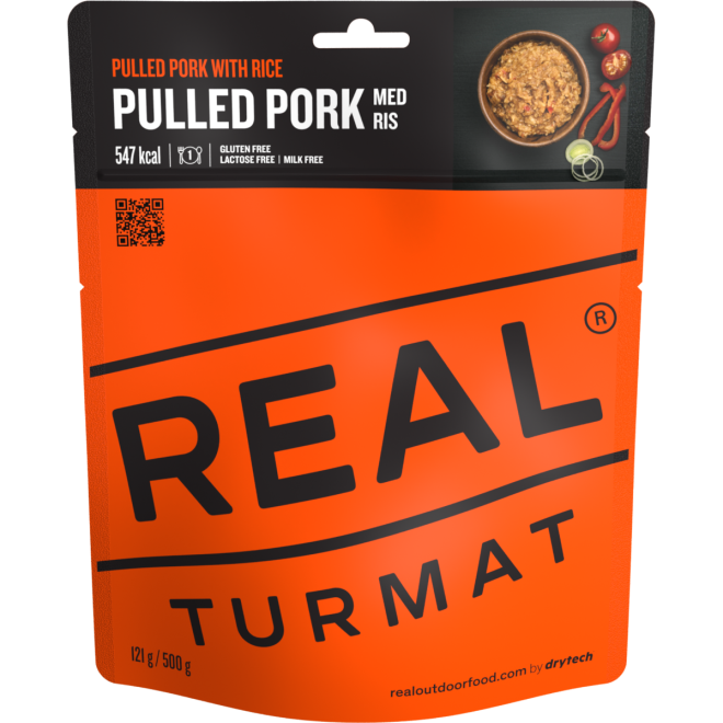 Лиофилизирана храна REAL Turmat - дърпано свинско с ориз