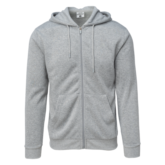 Суитшърт с цип Martes ATHLUXE Grey Melange - изглед отпред