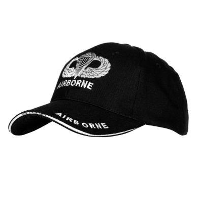 Бейзболна шапка US Army Airborne Black