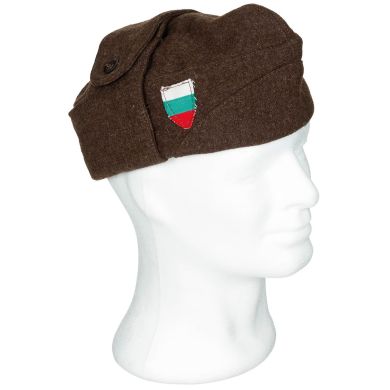 Вълнена военна зимна шапка тип крумовка БНА