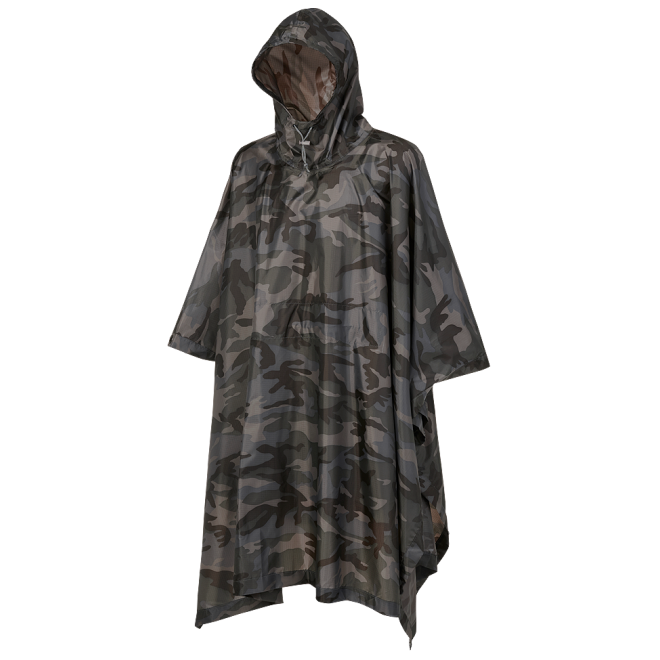 Военно пончо дъждобран Brandit Ripstop Darkcamo