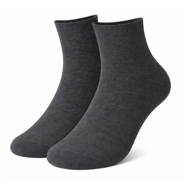 Къси чорапи без ластик Charcoal