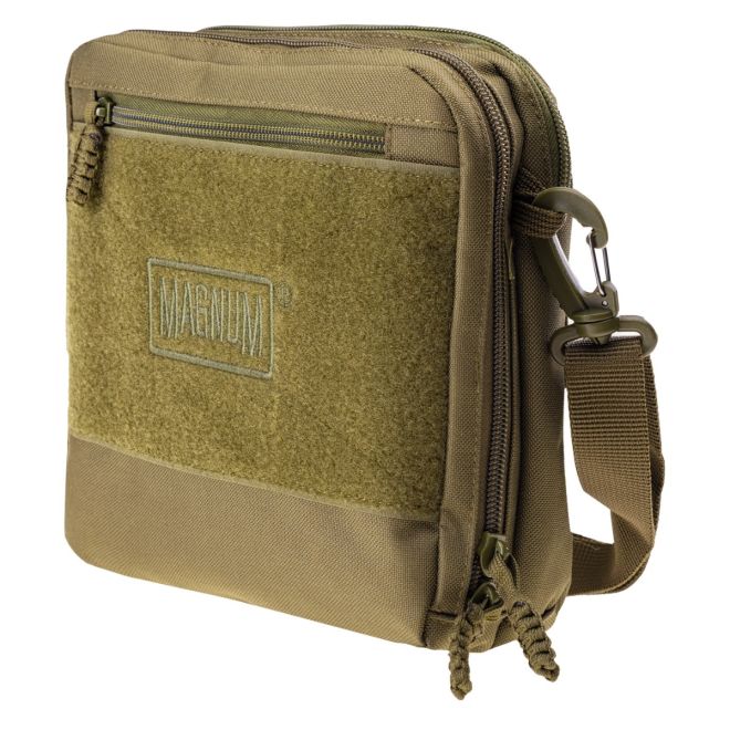Модулна тактическа чанта за през рамо Magnum Compact 4L с MOLLE система и органайзер за ежедневно носене.