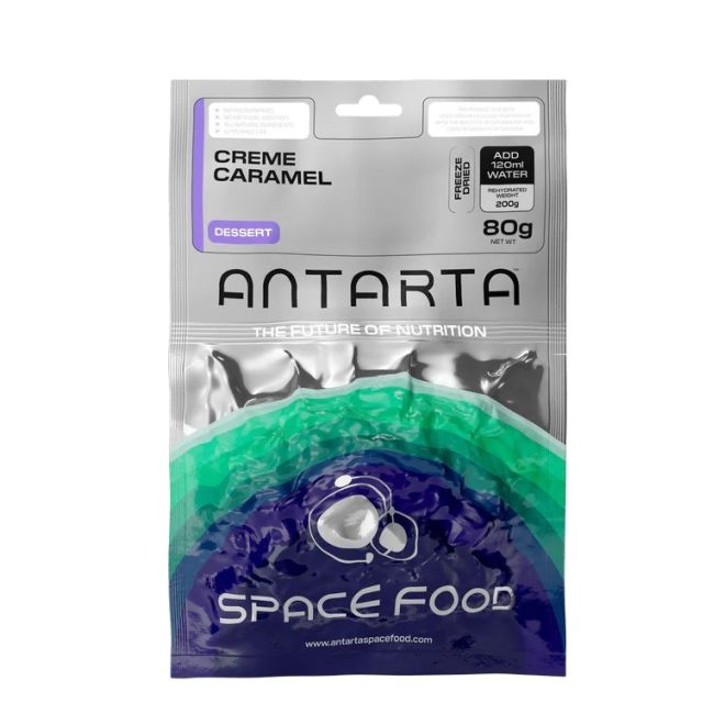 Лиофилизирана храна АНТАРТА - крем карамел, пакетирана