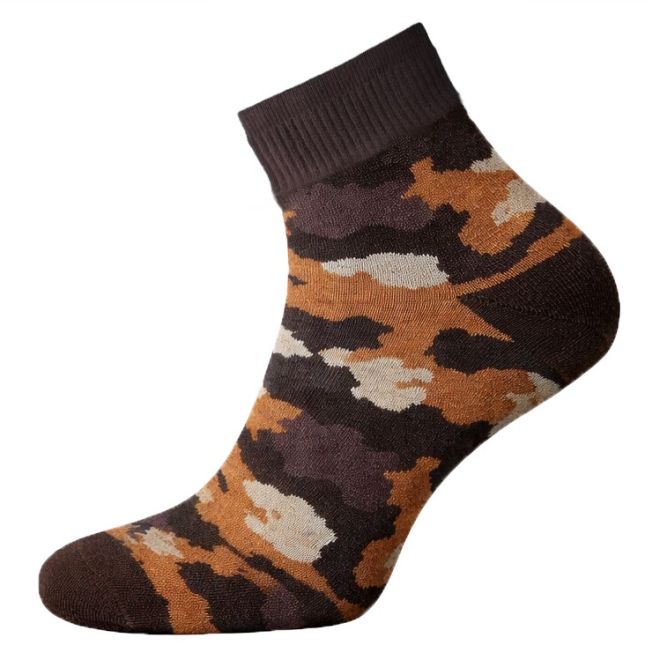 Камуфлажни къси чорапи Бранник Brown Camo