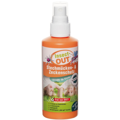 Репелент против комари и кърлежи за деца Insect-OUT 100 ml