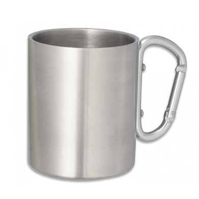 Стоманено канче с карабинер 200ml