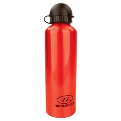 Алуминиева бутилка за вода Highlander Red 750ml