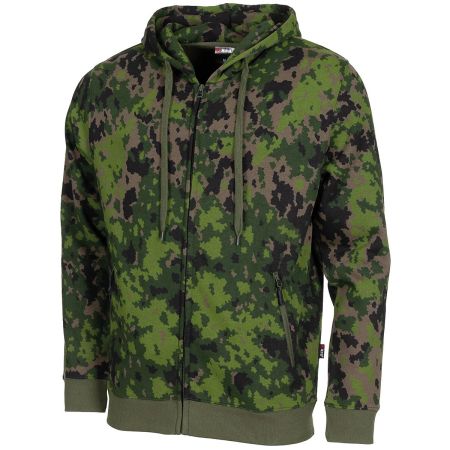 Камуфлажен суитшърт с цип MFH M05 Woodland