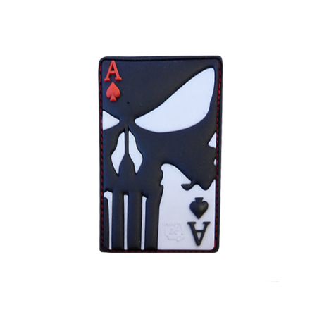 Гумена нашивка Punisher Ace of Spades