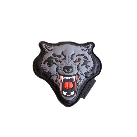 Гумена нашивка Angry Wolf