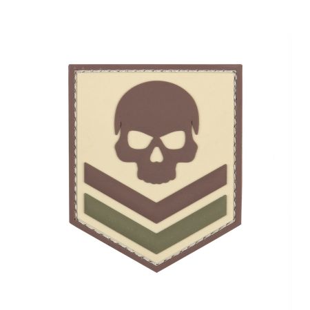 Гумена нашивка 3D Skull