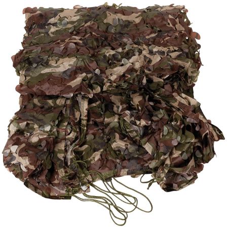 Камуфлажна мрежа UV-устойчива MFH Woodland 3 x 6 м