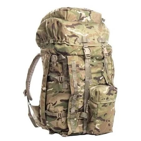 Оригинална раница на британската армия Bergen Infantry Long IRR MTP Camo 100L (втора употреба)