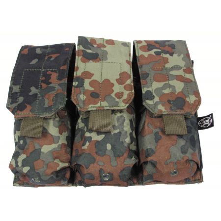 Троен модулен джоб за пълнители на карабина MFH BW camo