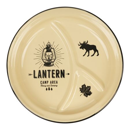 Емайлирана къмпинг чиния с отделения Lantern