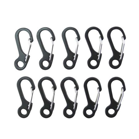 Комплект карабинери за паракорд въже (10 бр.) Kombat Military