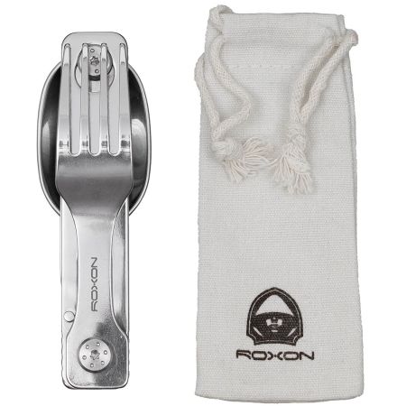 Сгъваеми къмпинг прибори за хранене ROXON C1