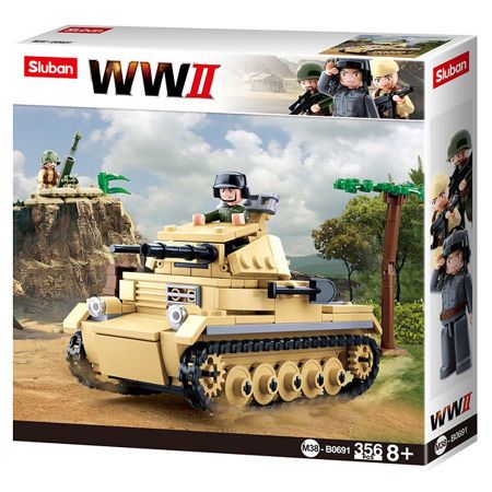Конструктор Sluban small German Tank 