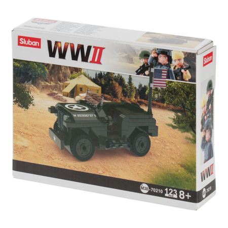 Конструктор Sluban WWII Jeep US Army