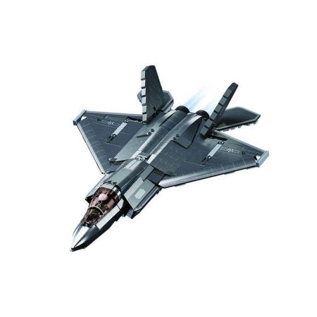 Конструктор с титаниево покритие Sluban J-35S Stealth Aircraft Metal