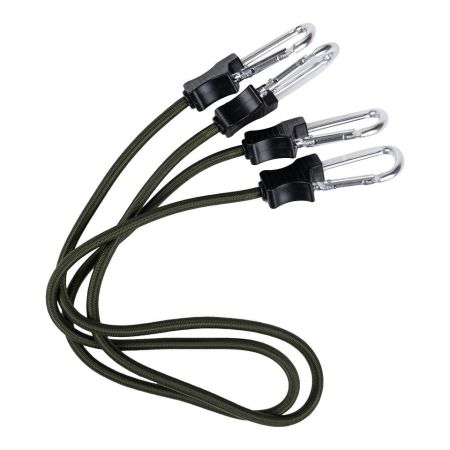 Комплект ластични въжета с карабинери Fosco Army Green 36in