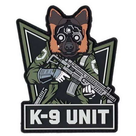 Гумена нашивка K-9 Unit Glow in the Dark