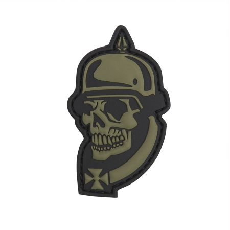 Гумена нашивка WWI German Skull