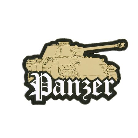Гумена нашивка Panzer tank 3D