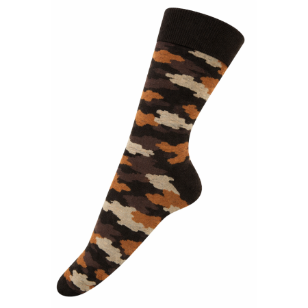 Камуфлажни високи чорапи Бранник Brown Camo