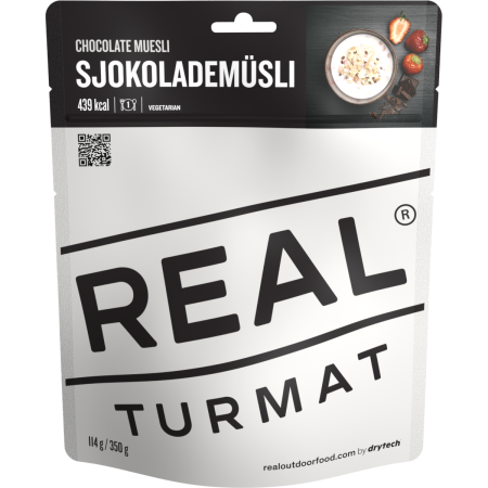 Лиофилизирана храна REAL Turmat - шоколадово мюсли с ягоди