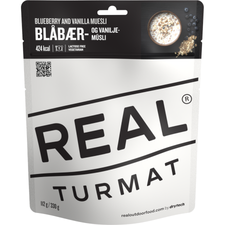Лиофилизирана храна REAL Turmat - мюсли с ванилия и боровинки
