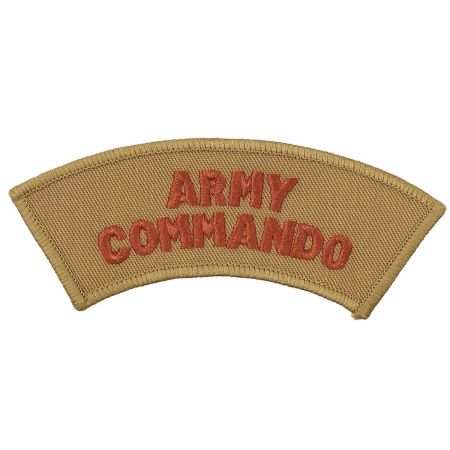 Оригинална нашивка British ARMY COMMANDO khaki