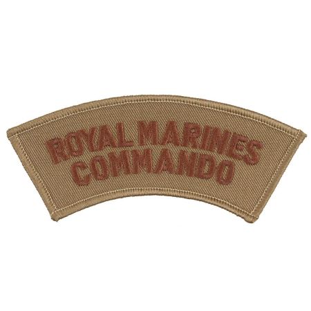 Оригинална нашивка British ROYAL MARINES COMMANDO Khaki