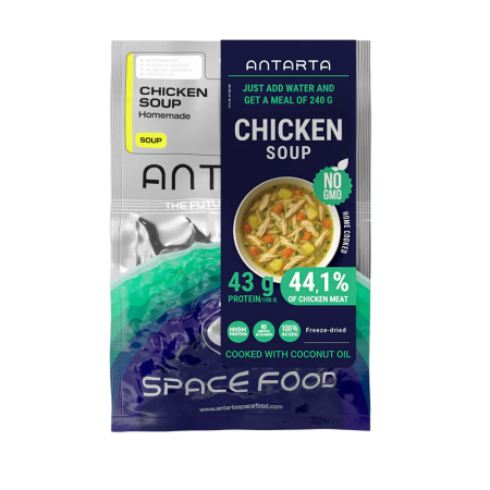 Лиофилизирана храна АНТАРТА - пилешка супа, разфасовка от 30 грама