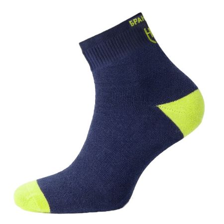 Къси чорапи Бранник Navy & Lime