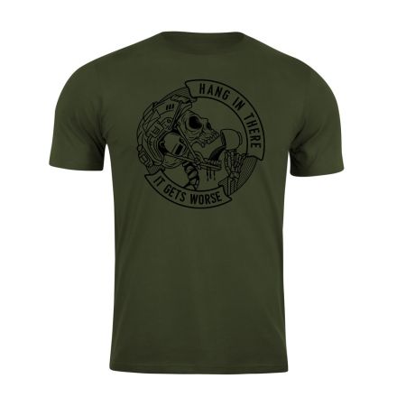 Тениска с щампа  Hang in there AG