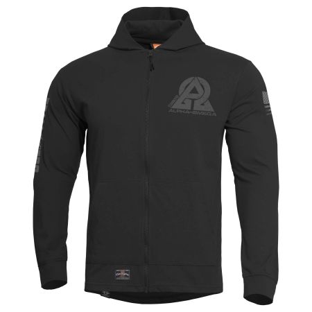 Суитшърт с цип INSTRUCTOR ZERO Tactical Black