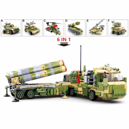 Конструктор Sluban 6 в 1 Army Systems