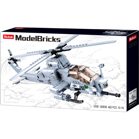 Конструктор Sluban US Attack Helicopter 
