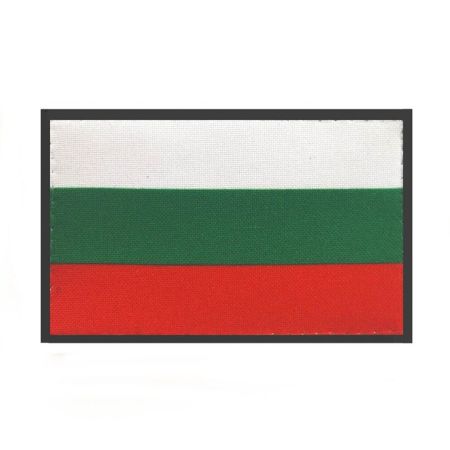 Нашивка с българско знаме с велкро - 5х8 см