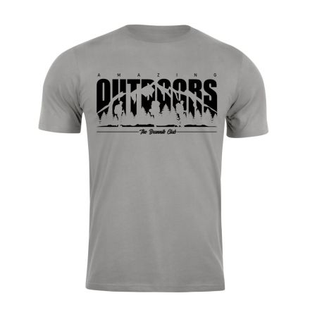 Тениска с щампа Amazing Outdoors Stone Grey