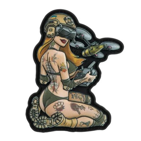 Гумена нашивка M-Tac Tactical Drone Pinup Girl