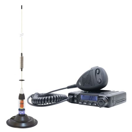 CB радиостанция за кола и камион PNI Escort HP 6500 с магнитна антена ML70
