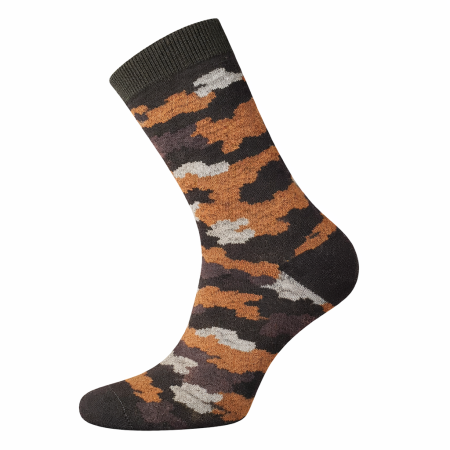 Камуфлажни високи чорапи Бранник Brown Camo