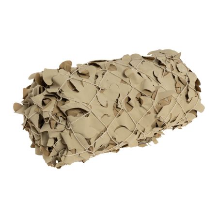 Подсилена UV-устойчива камуфлажна мрежа с две лица Shadow Sail Sand - 3 x 6 м