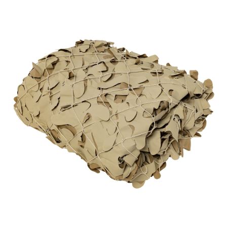 Подсилена UV-устойчива камуфлажна мрежа с две лица Shadow Sail Sand - 3 x 3 м