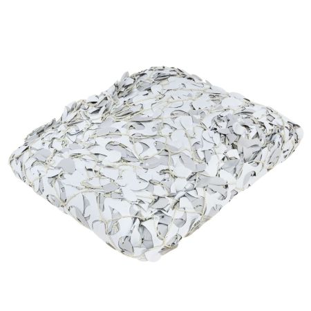 Подсилена UV-устойчива камуфлажна мрежа с две лица Shadow Sail Snow - 4 x 6 м